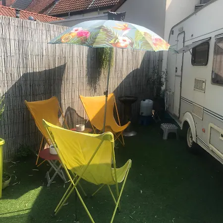 Gardencaravan Near Ghent In Green Area Exterior photo