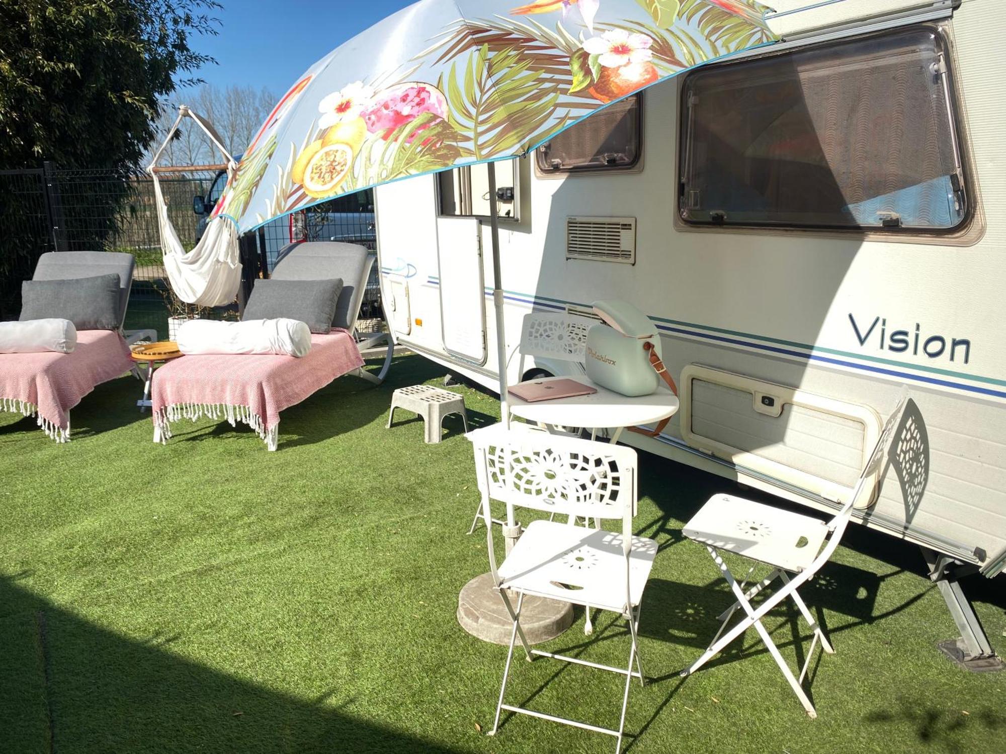 Campsite Gardencaravan Near In Area *